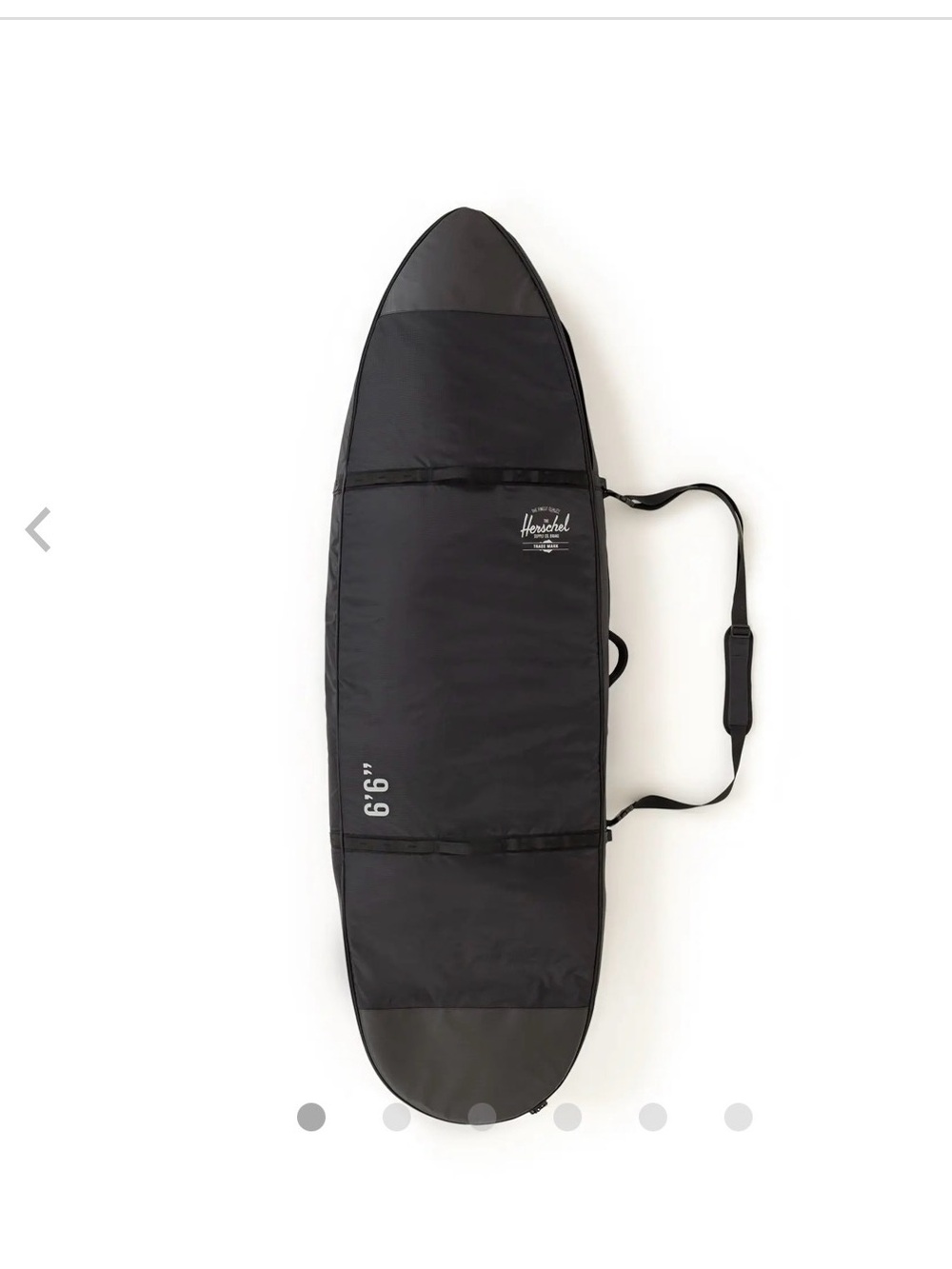Herschel Supply Company Black Surfboard Travel Bag